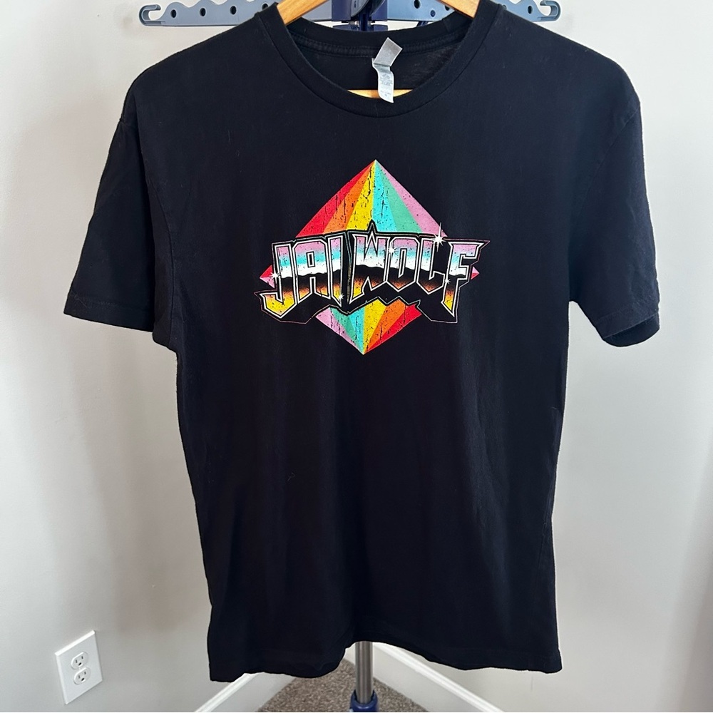 Jai Wolf DJ Retro Vibe Prism Concert Graphic Tee | M